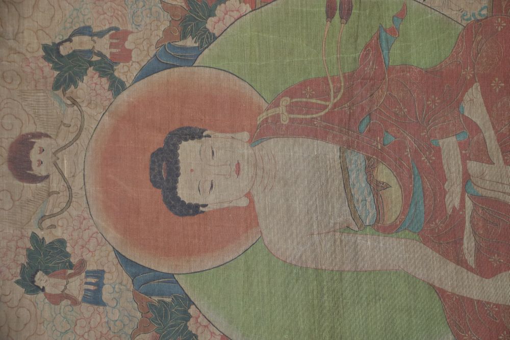 A Chinese buddhist painting